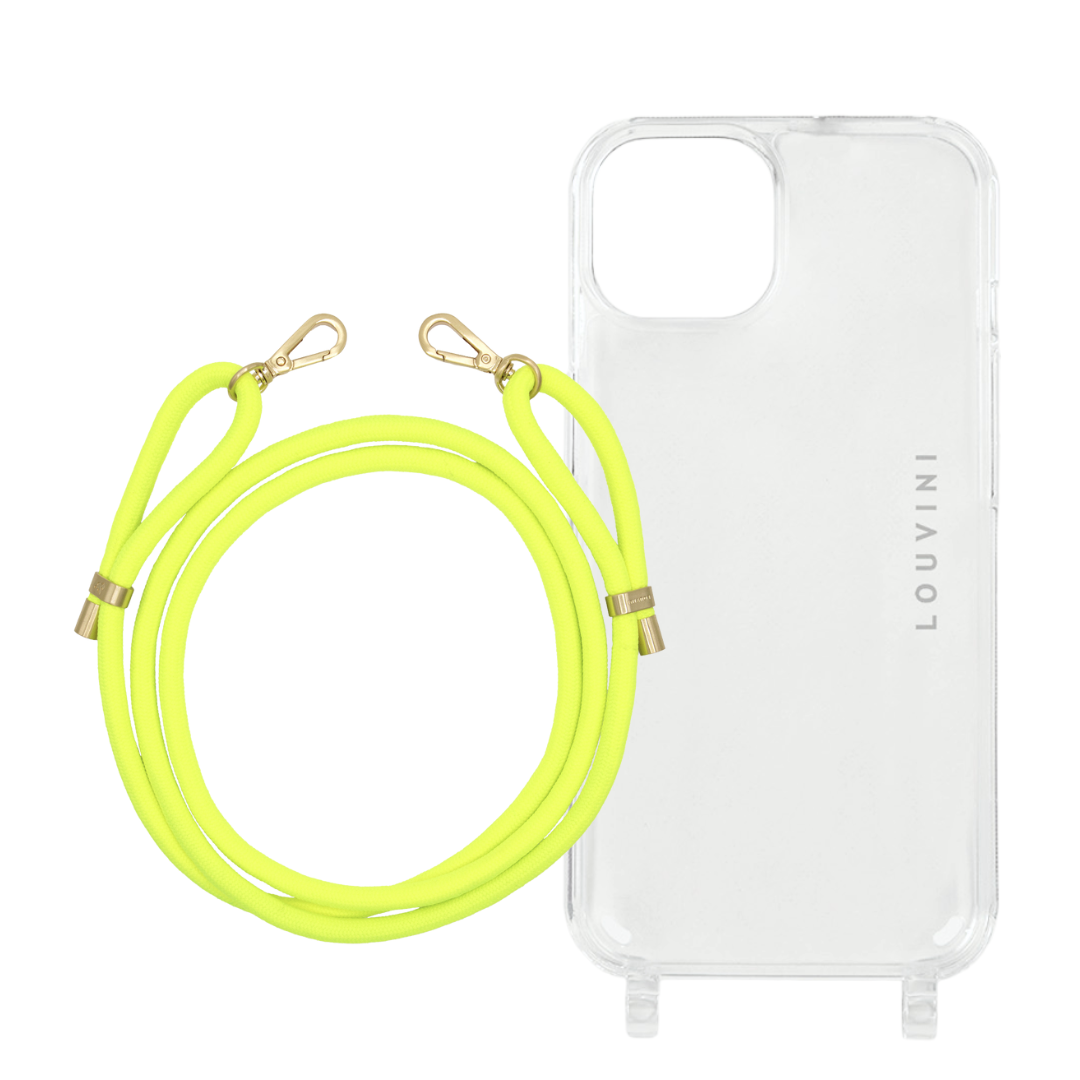 Coque Charlie & Cordon Tessa POP - Jaune Fluo