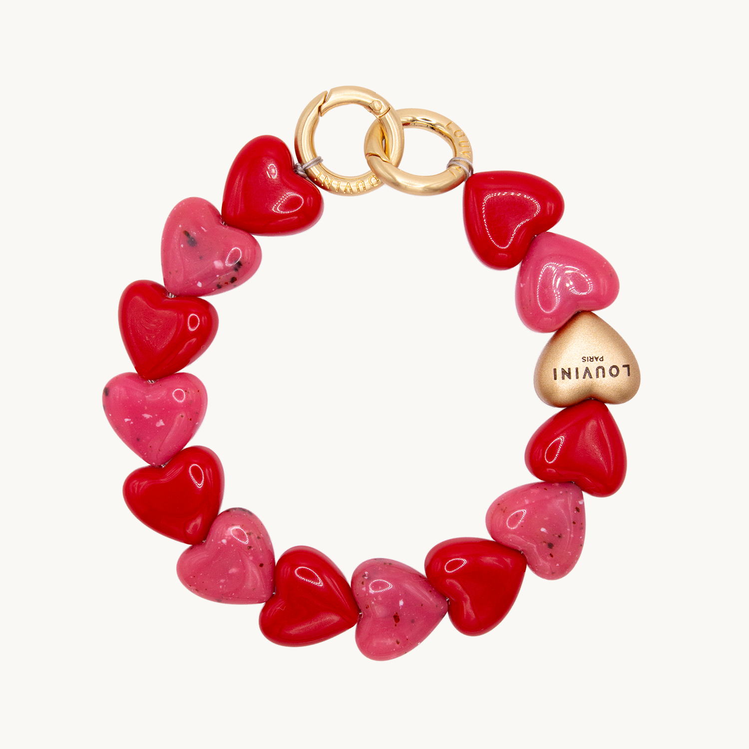 Bracelet PETIT CUORE - Rose-Rouge