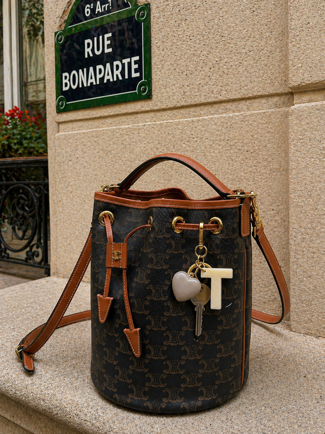PORTE-CLÉ - Lettre d'Amour T