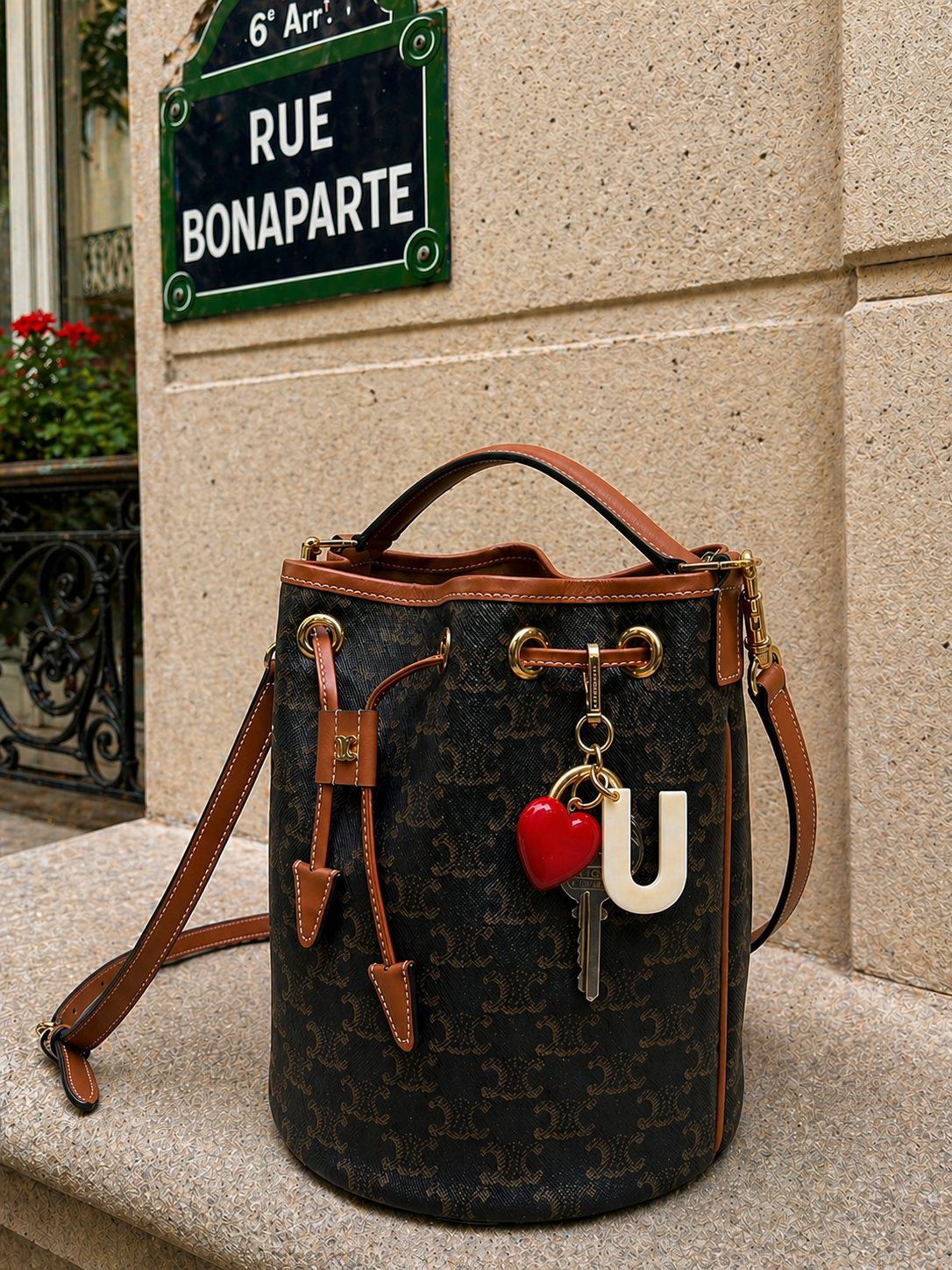 PORTE-CLÉ - Lettre d'Amour U