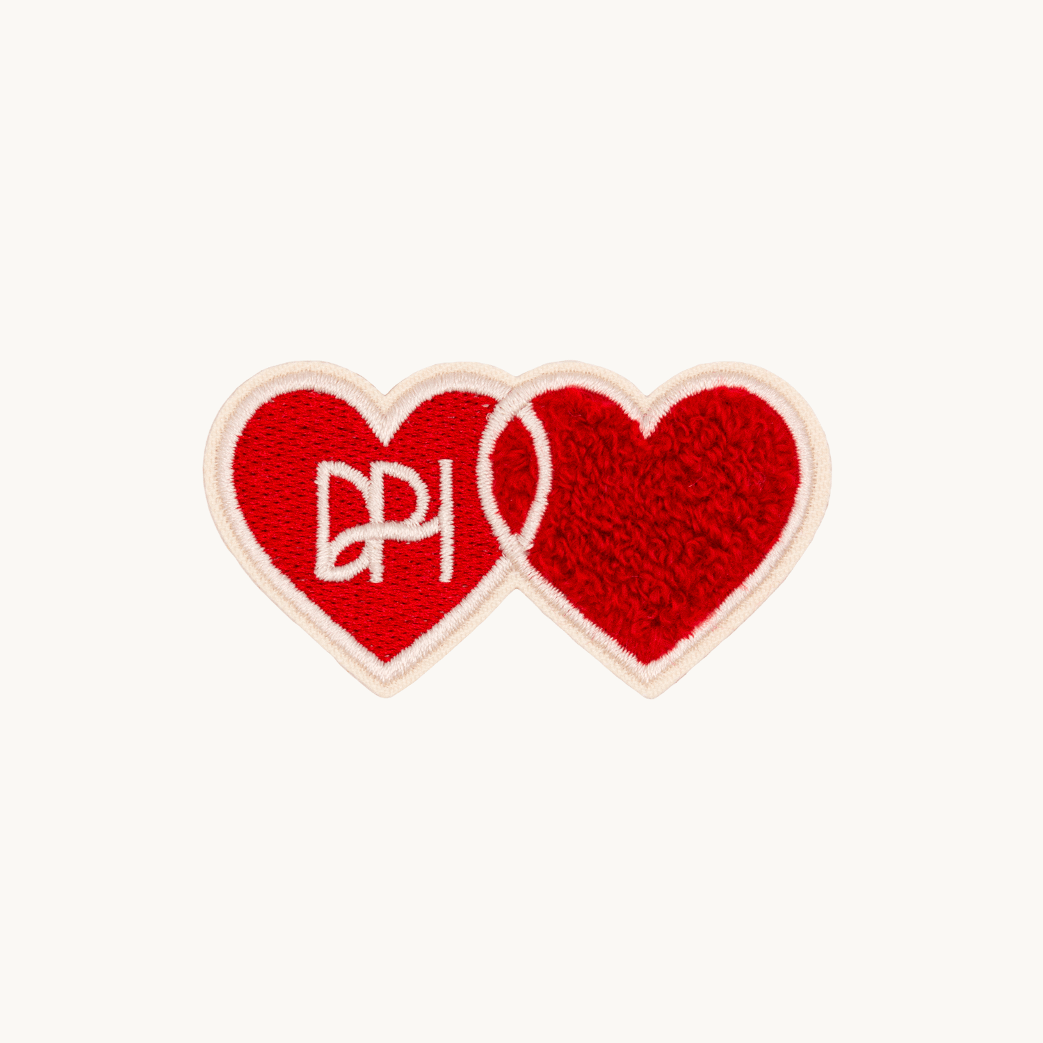STICKER Brodé x Des Petits Hauts - Coeur Rouge