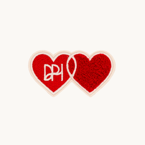 STICKER Brodé x Des Petits Hauts - Coeur Rouge