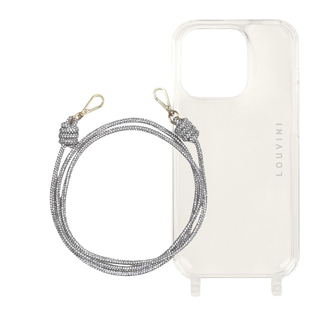 Transparent Iphone case & Silver Kim Cord 