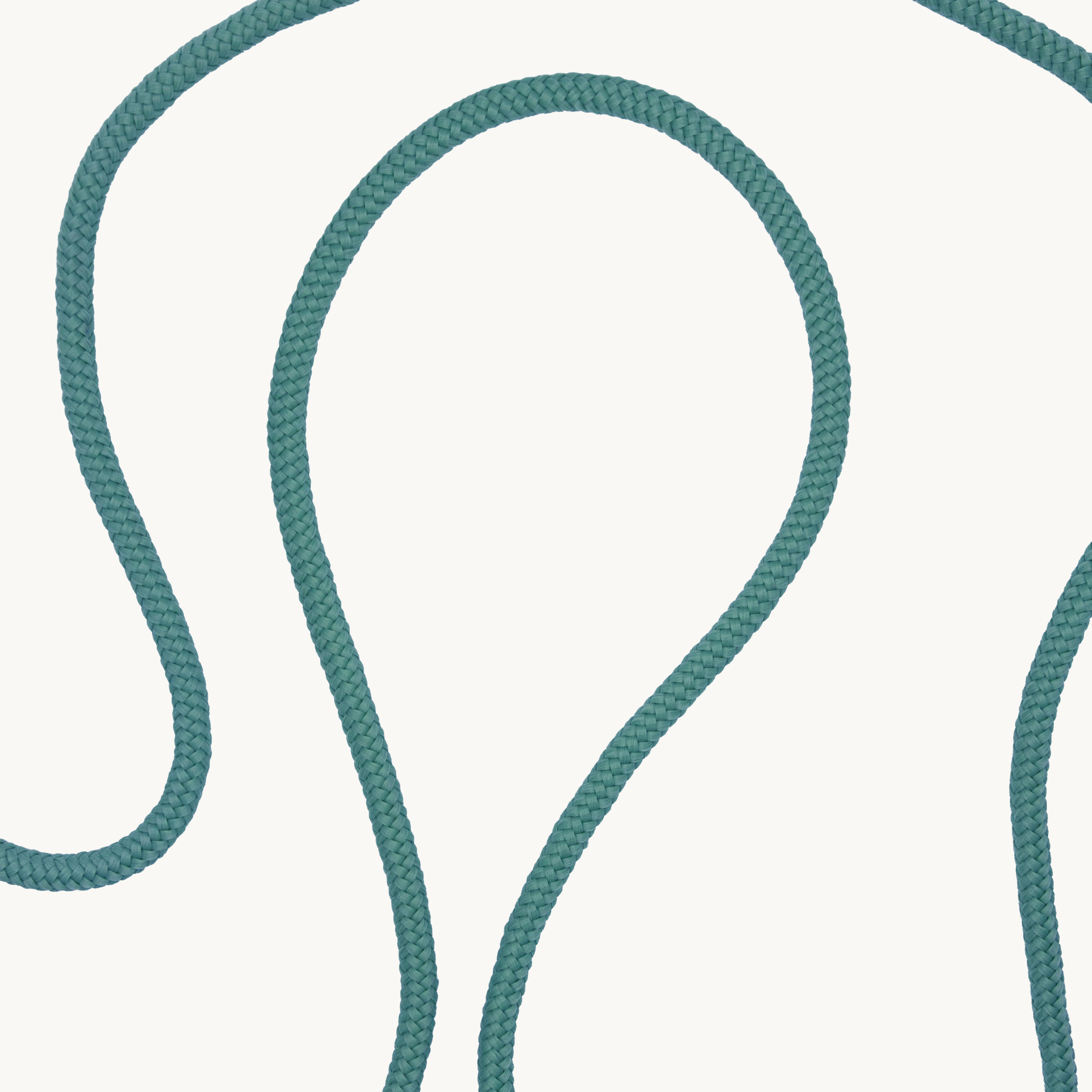 Cordon de telephone ajustable bleu turquoise