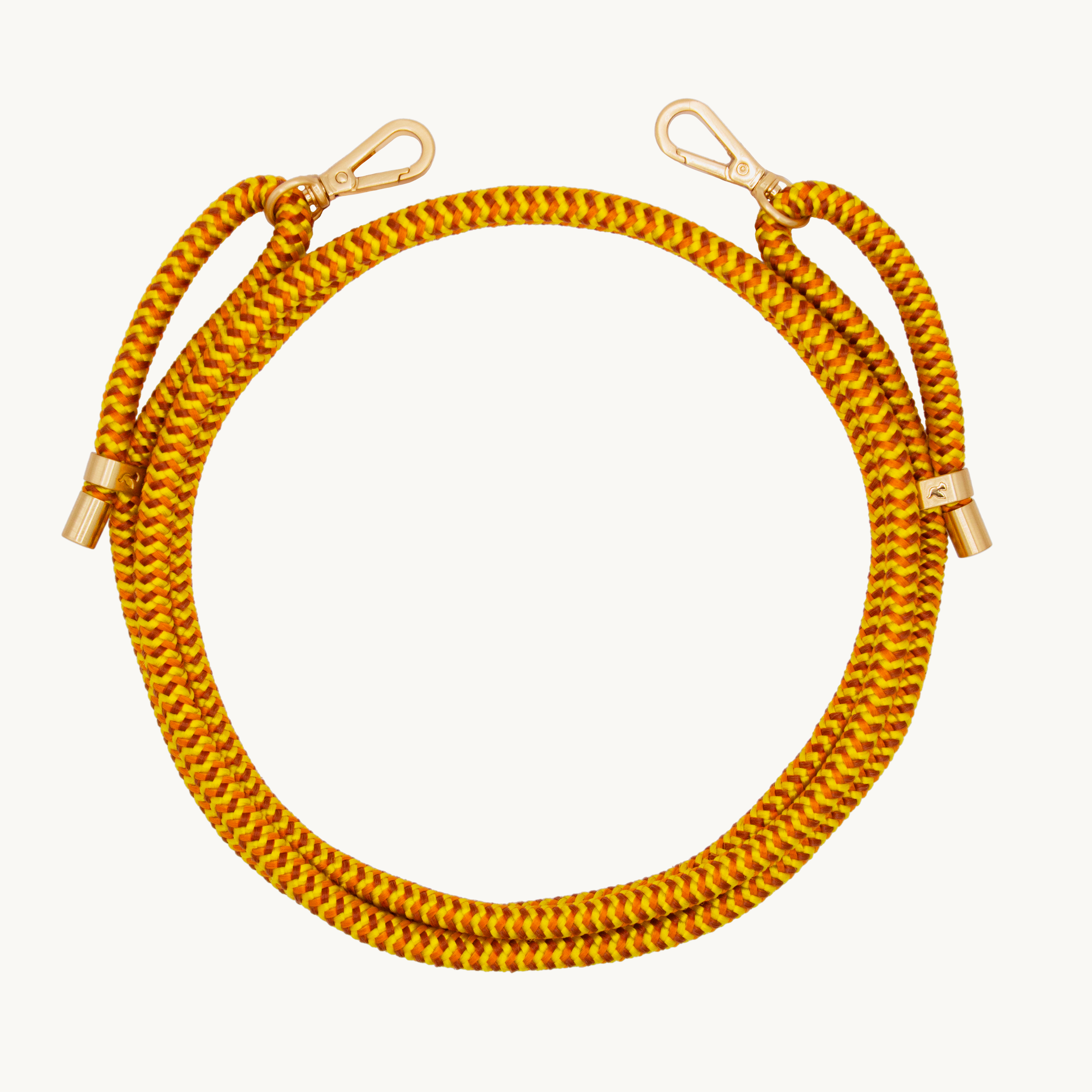 Cordon de telephone ajustable jaune orange