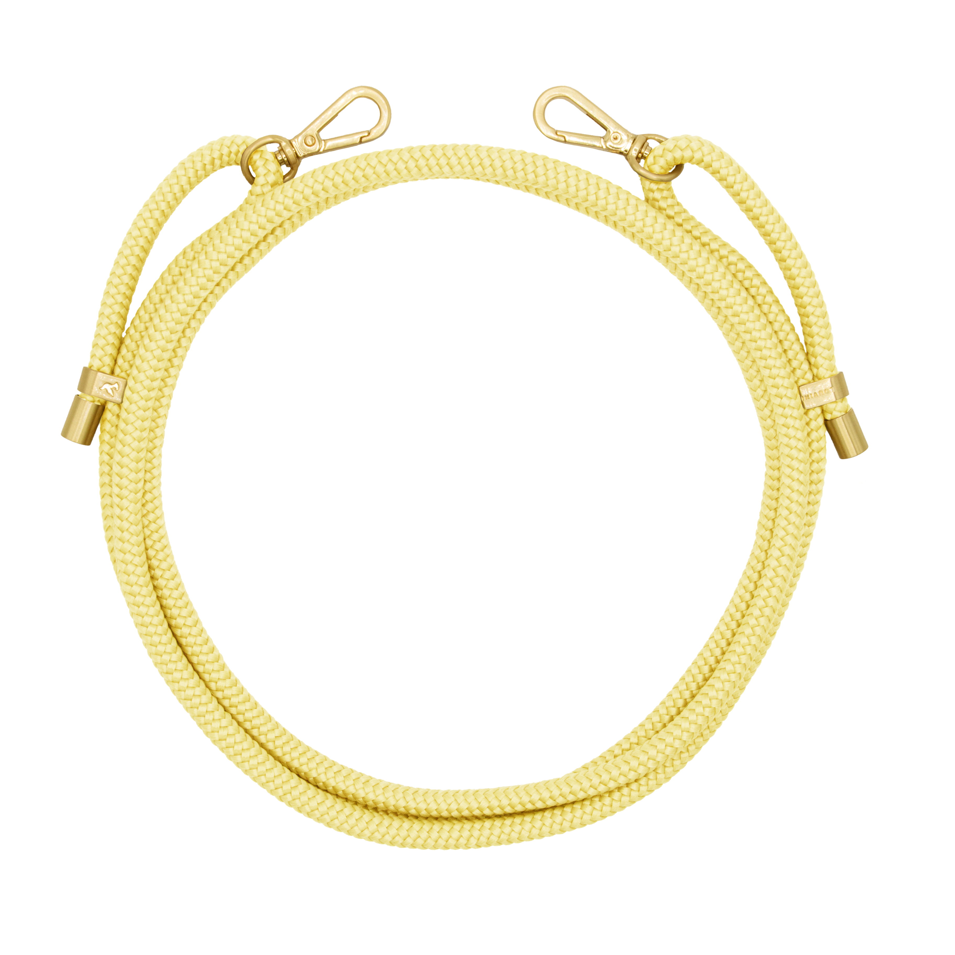 Cordon de telephone ajustable jaune