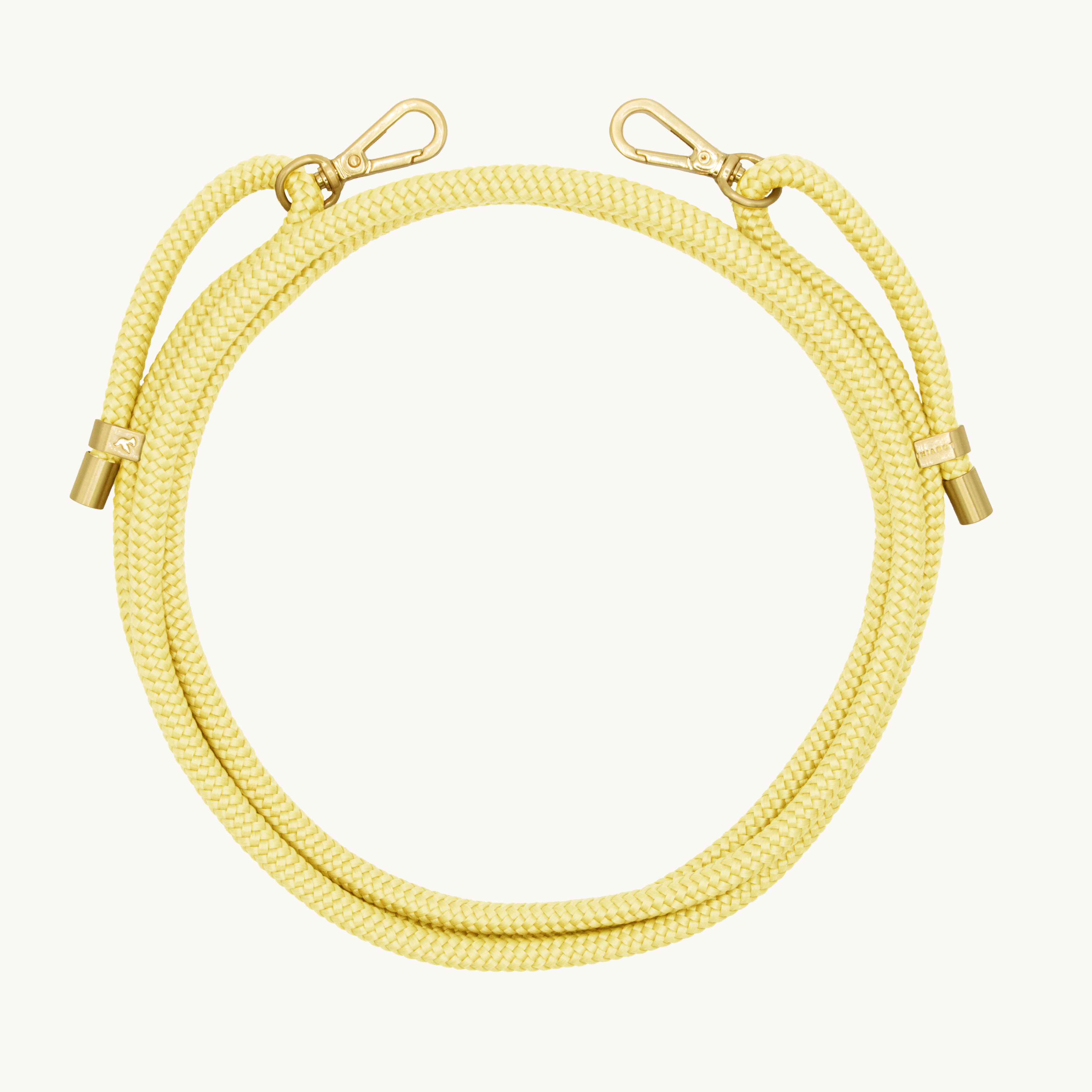 Cordon de telephone ajustable jaune