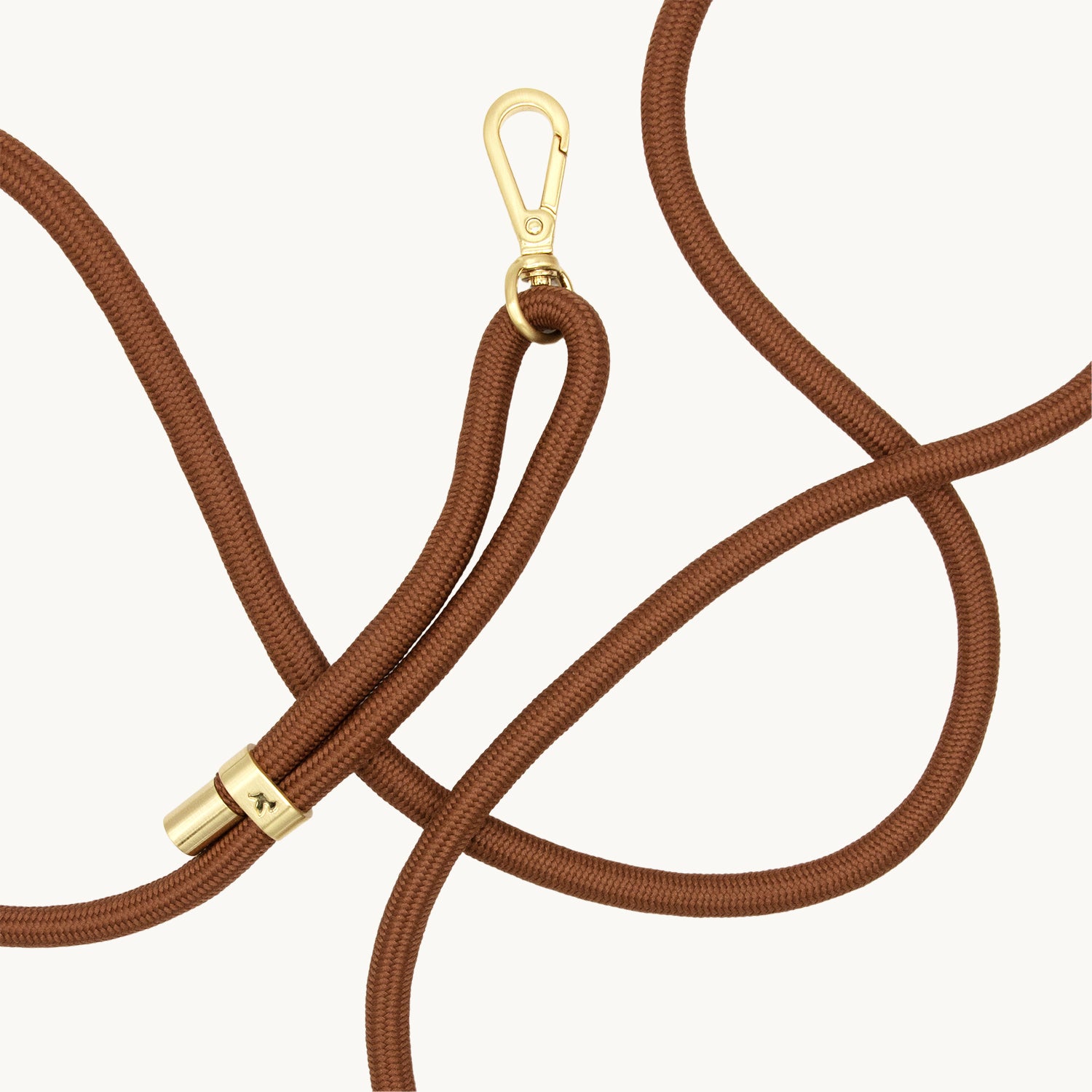 Cordon de telephone ajustable marron