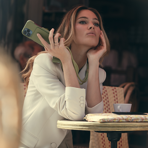 Cordon TESSA Multicolore - Kaki-Jaune