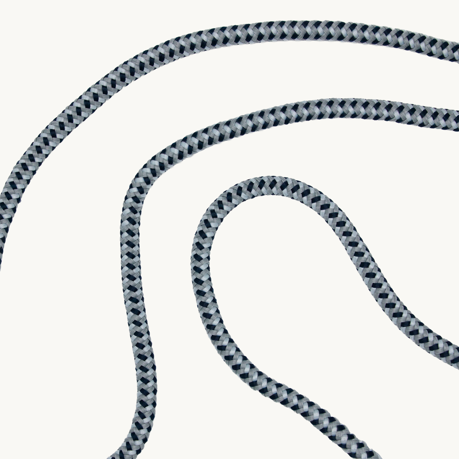 Cordon de telephone ajustable multicolore gris bleu