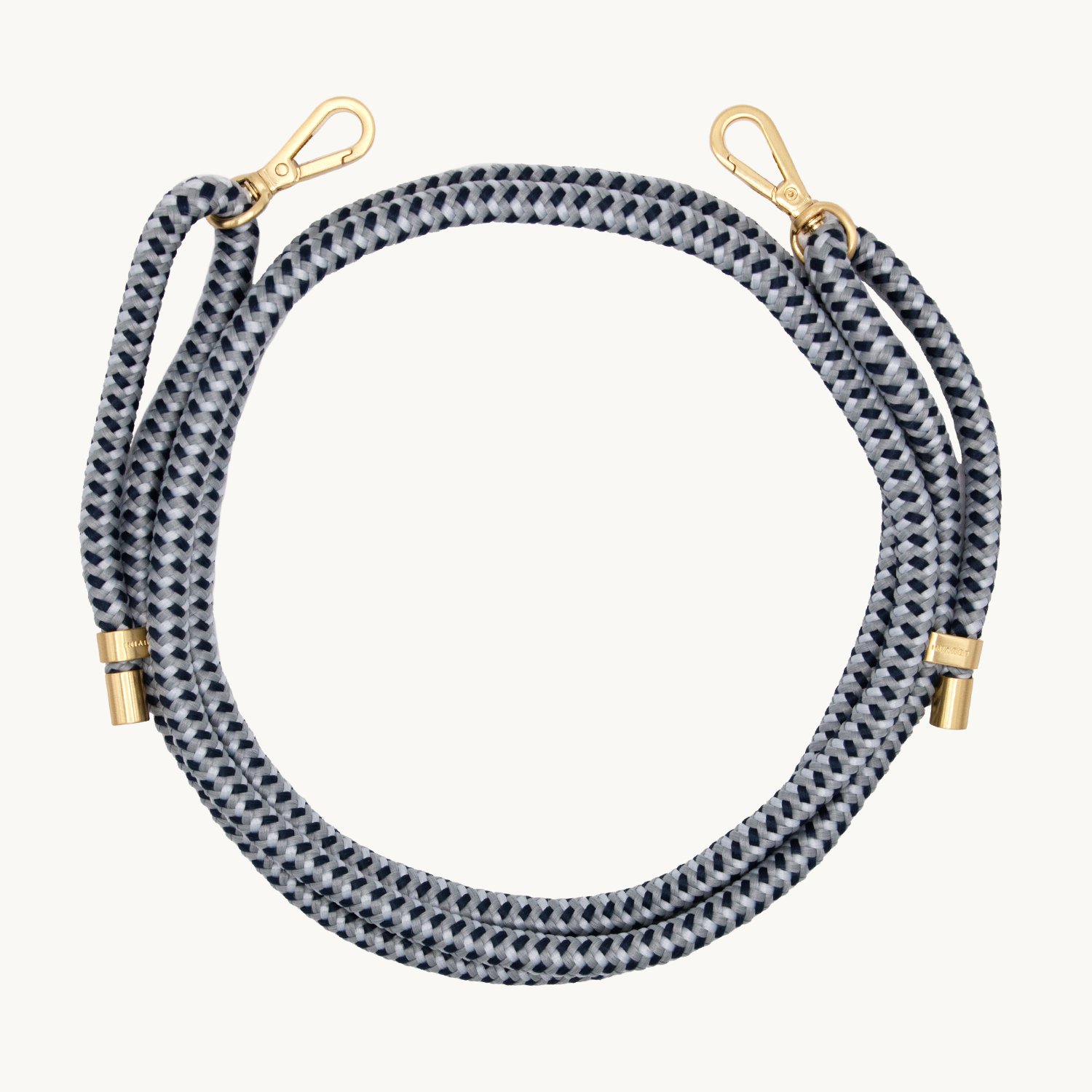 Cordon de telephone ajustable multicolore gris bleu