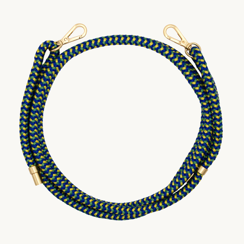 Cordon de telephone ajustable multicolore marine vert