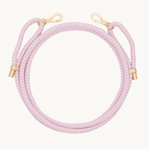 Cordon de telephone ajustable multicolore violet rose