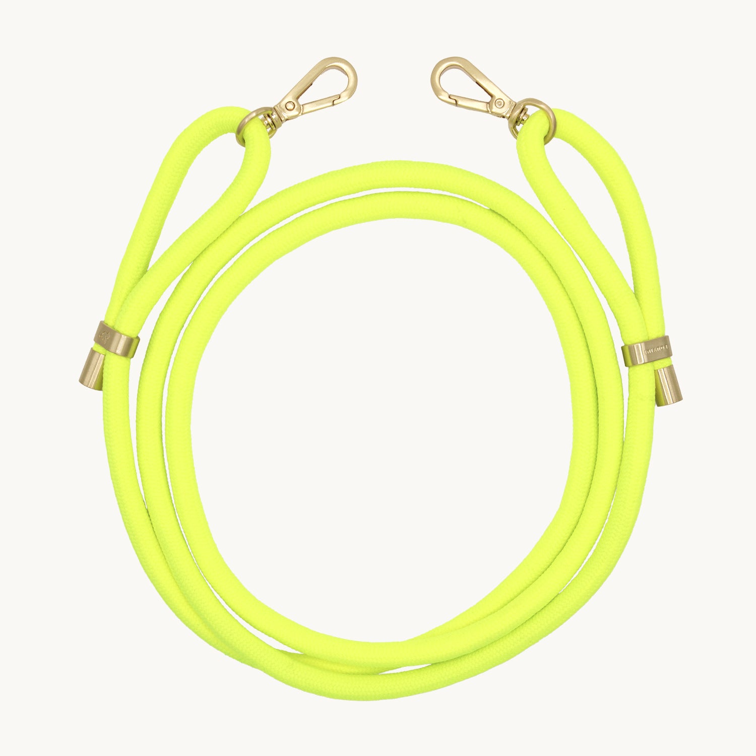 cordon ajustable pour téléphone jaune fluo