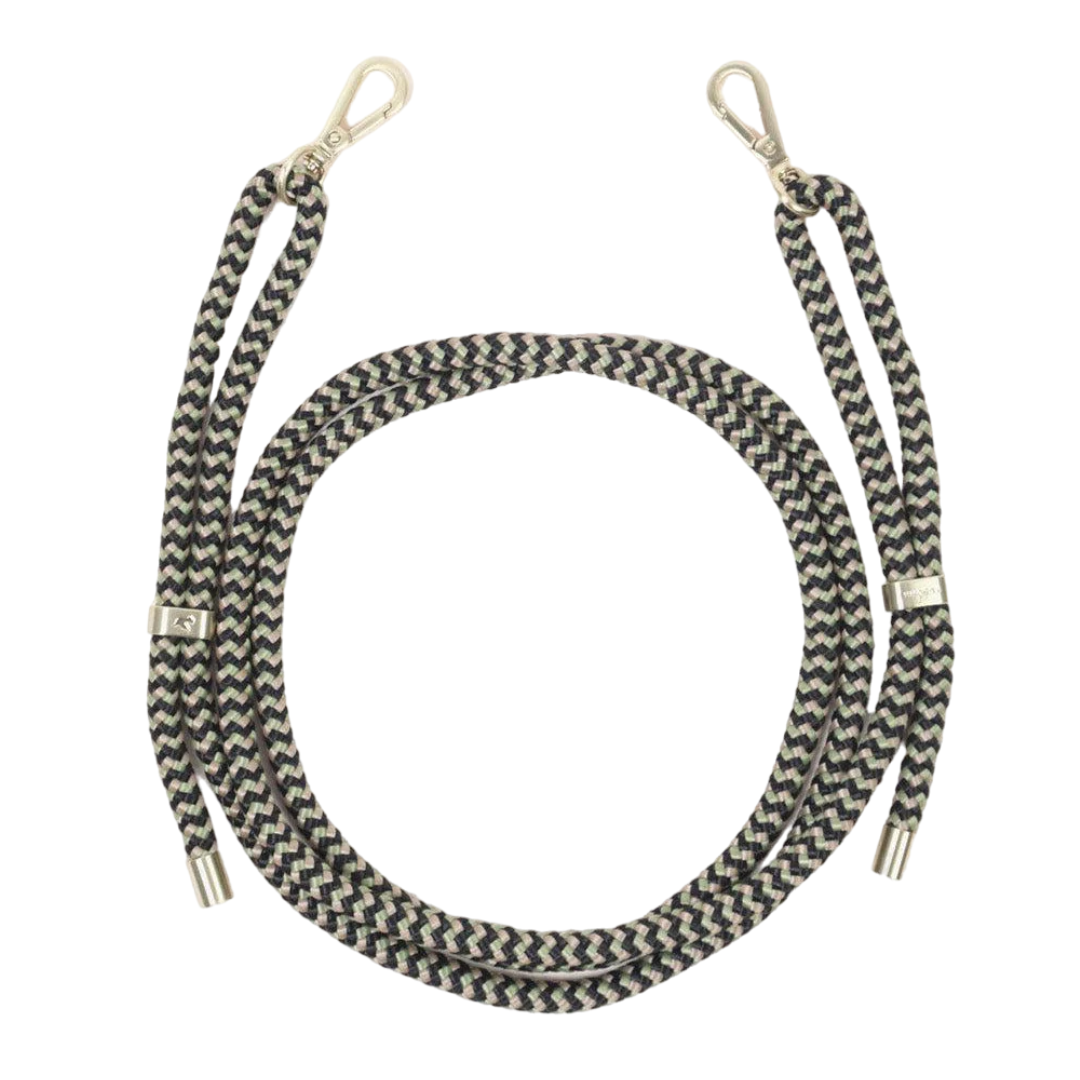 Cordon de telephone ajustable noir vert