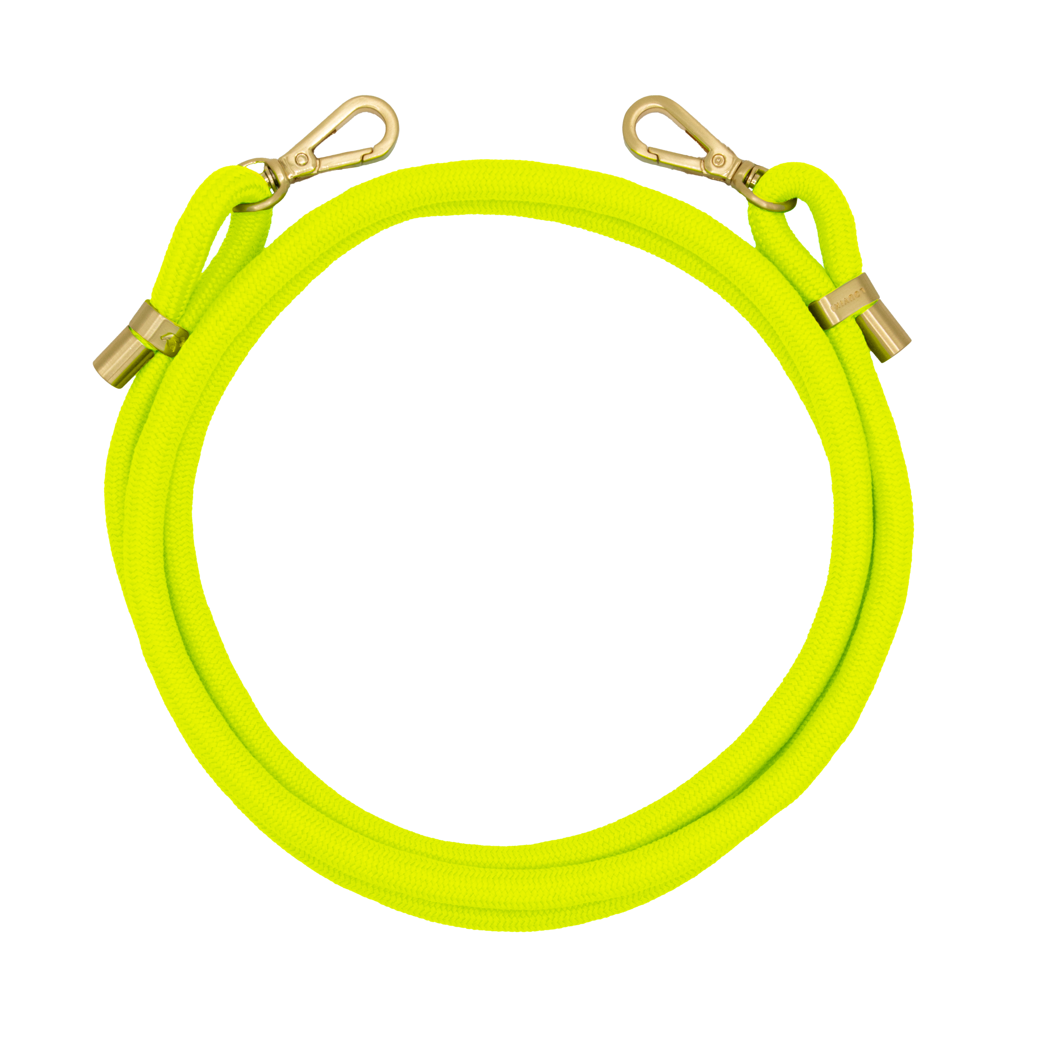 Cordon de telephone ajustable jaune fluo