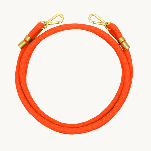 Cordon de telephone ajustable orange fluo