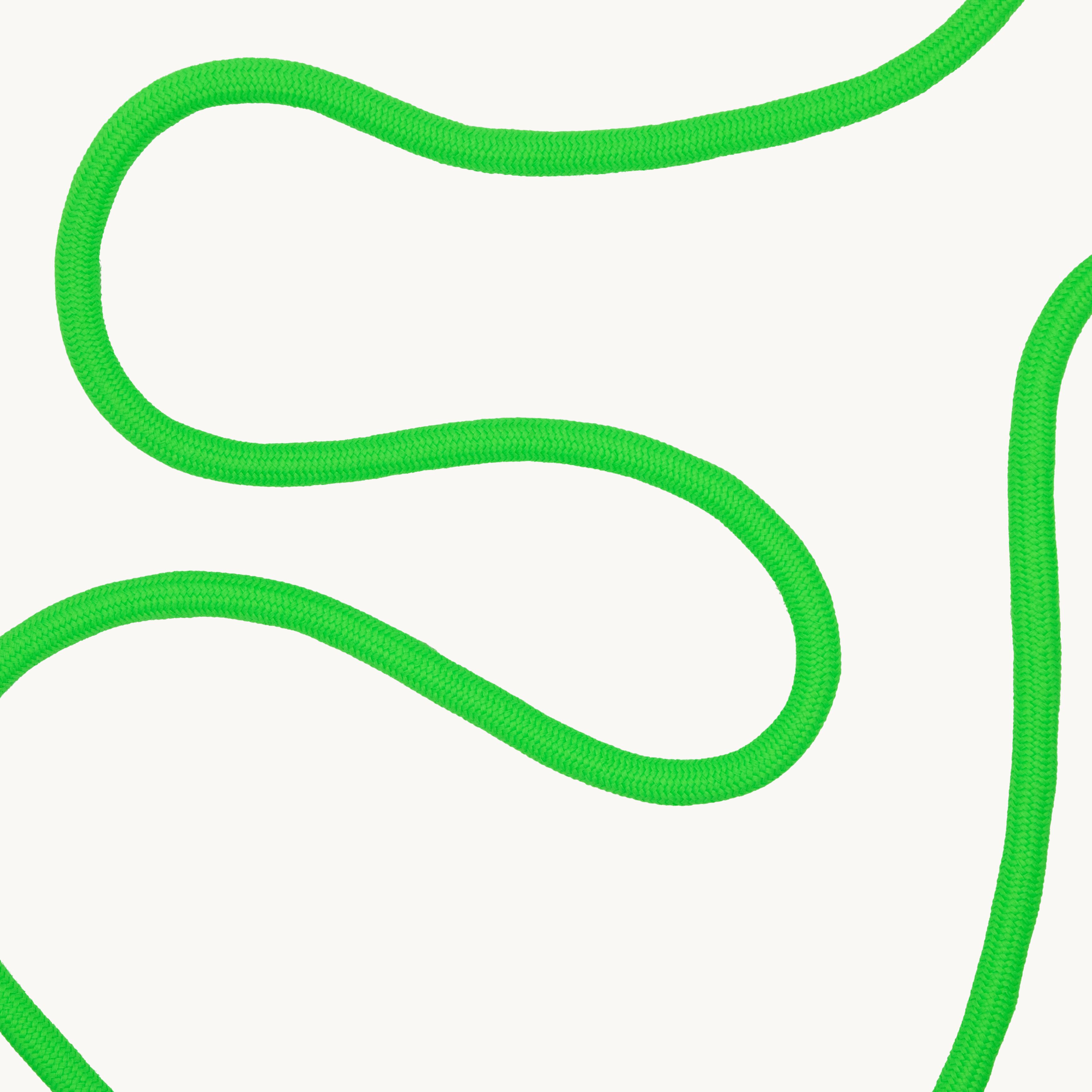 Cordon de telephone ajustable vert fluo