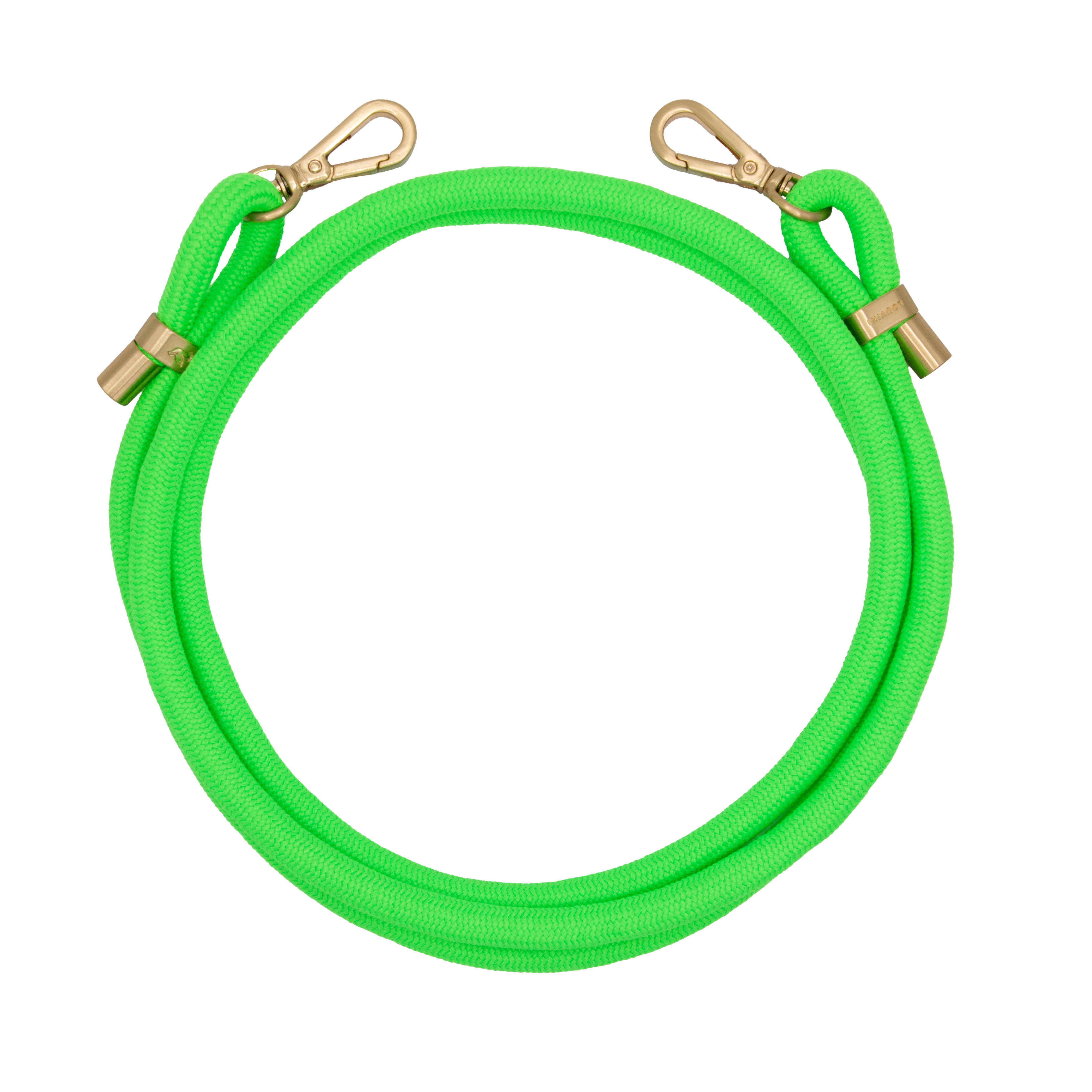 Cordon de telephone ajustable vert fluo