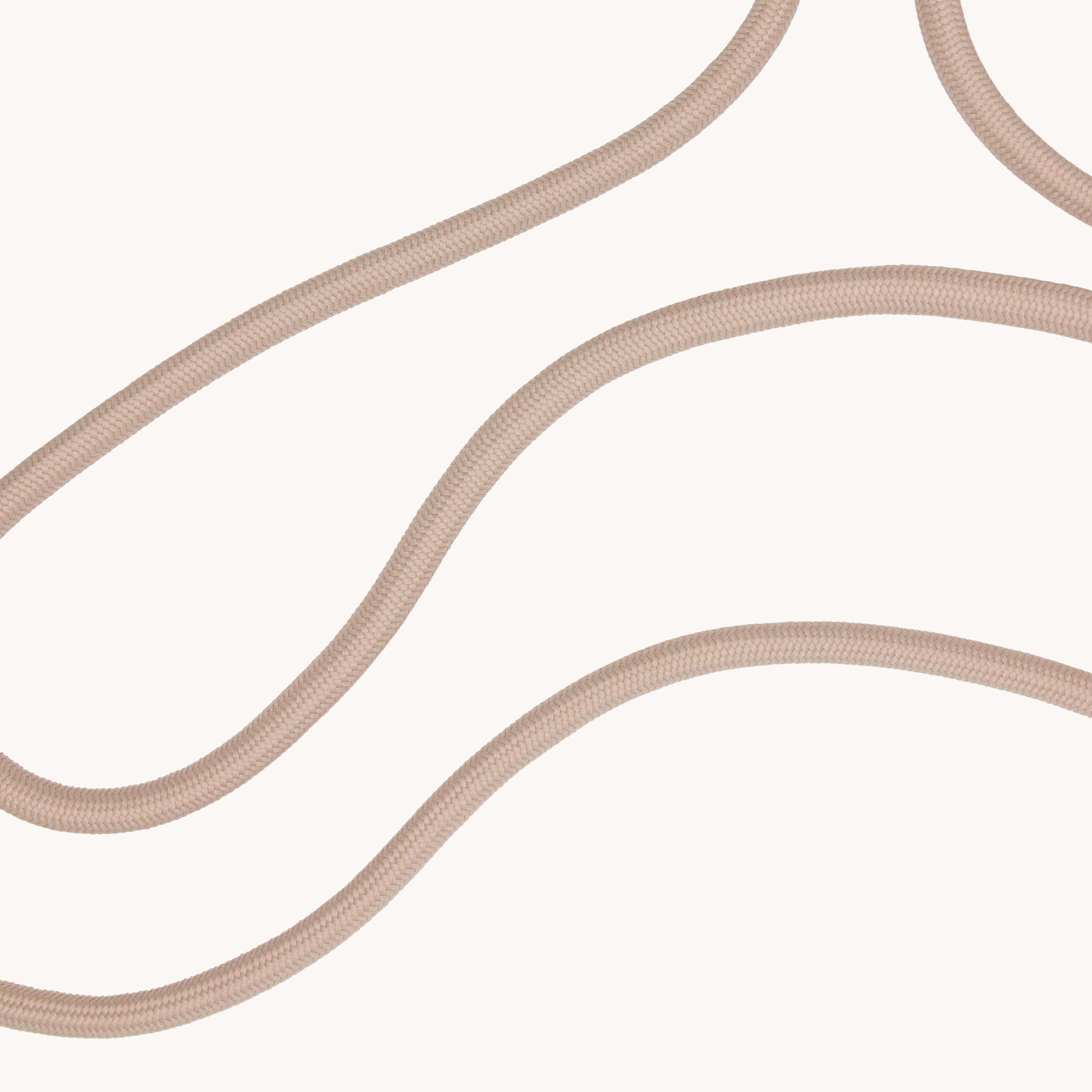 Cordon de telephone ajustable taupe