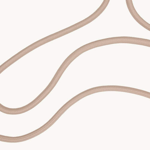 Cordon de telephone ajustable taupe