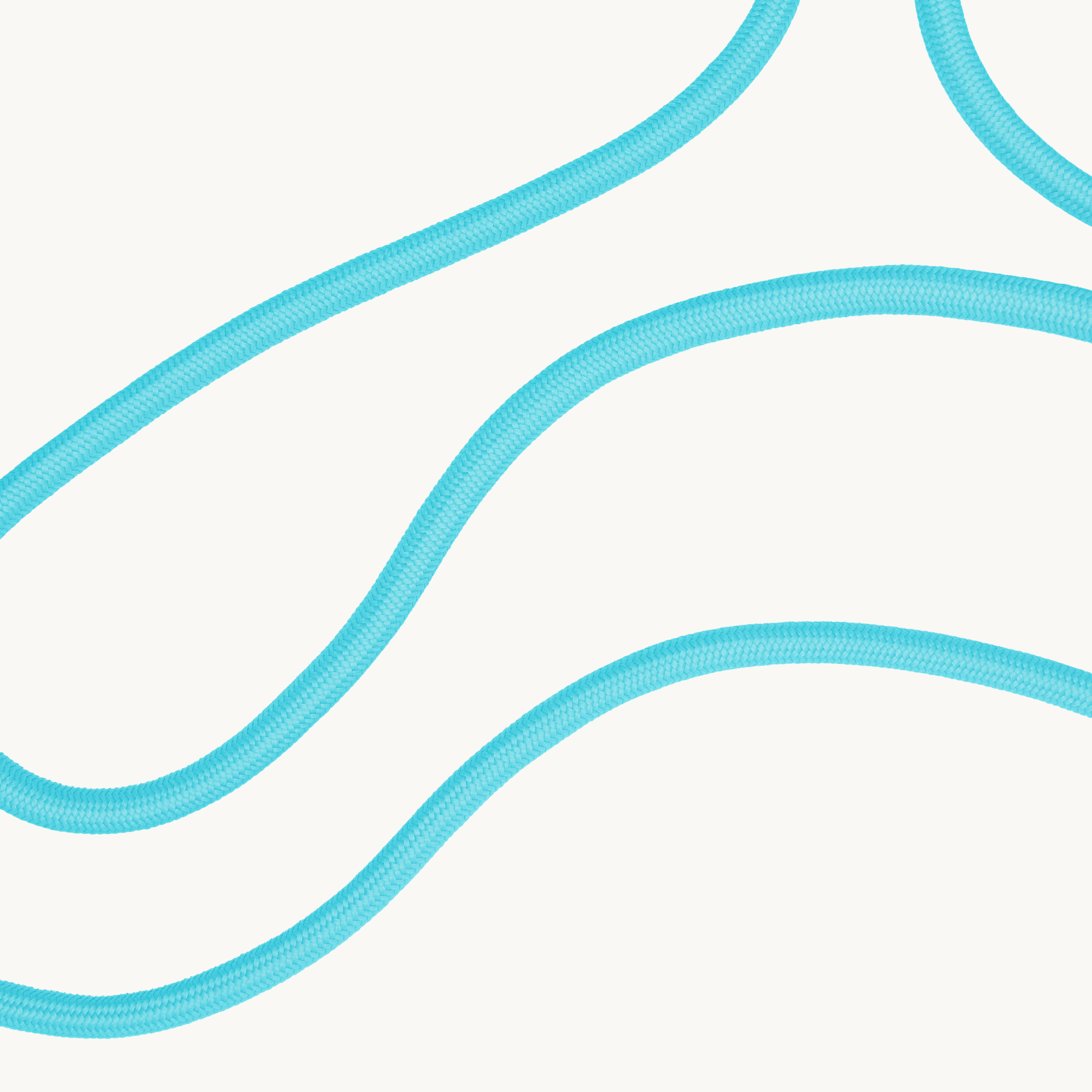 Cordon de telephone ajustable turquoise