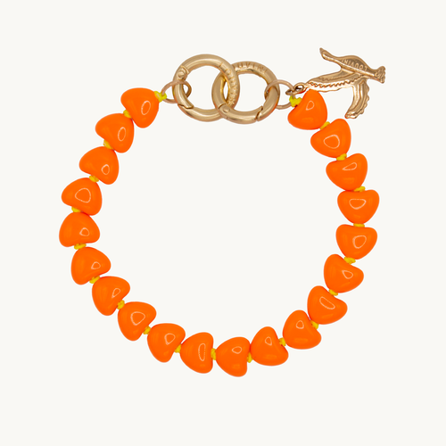 Tiny Cuore Orange Fluo