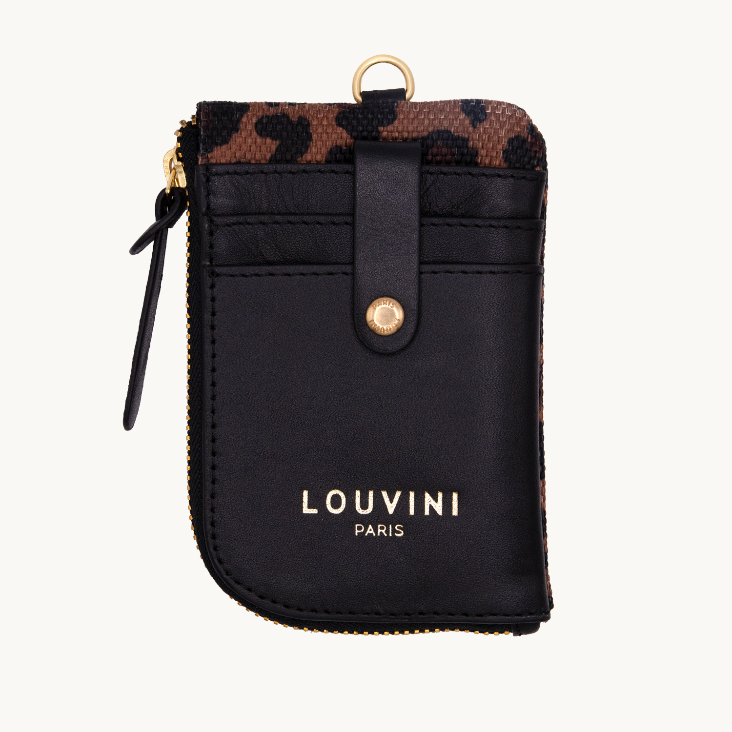 porte-carte Wally leopard