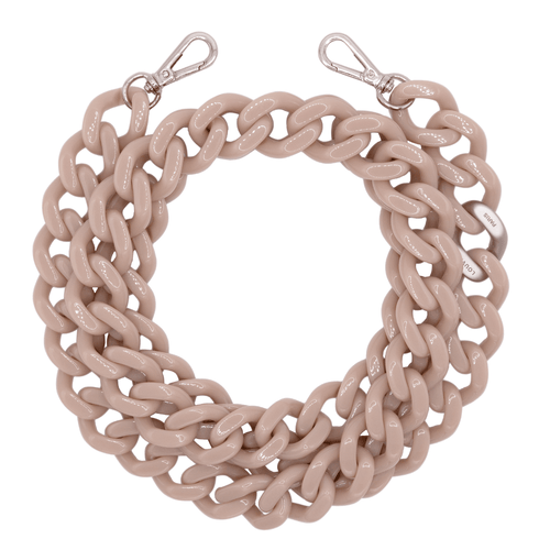 Chaîne ZOE Argenté - Taupe