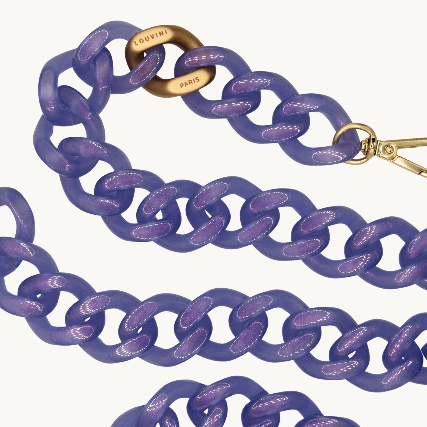 Chaîne de telephone mauve glace