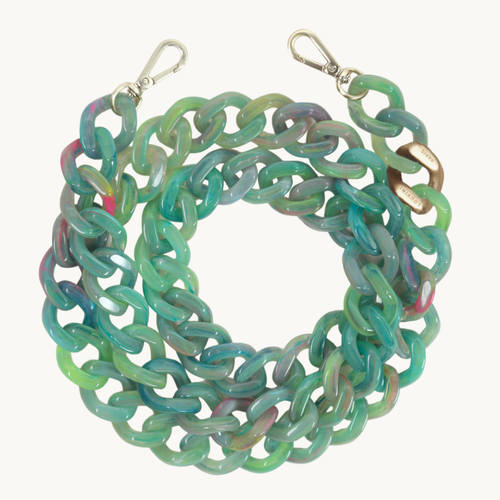 Chaîne de telephone vert jade