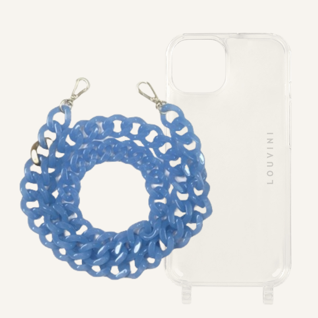 Charlie iPhone Case & Zoe Blue Chain