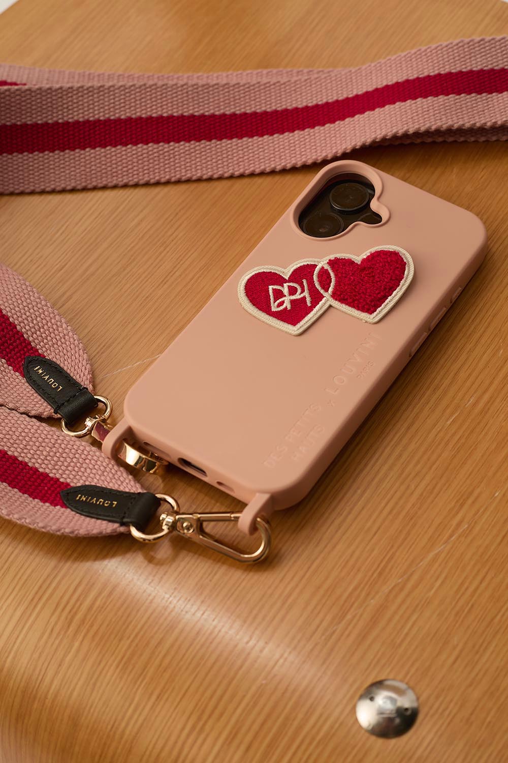 Sangle OLYMPE x Des Petits Hauts - Rose-Rouge