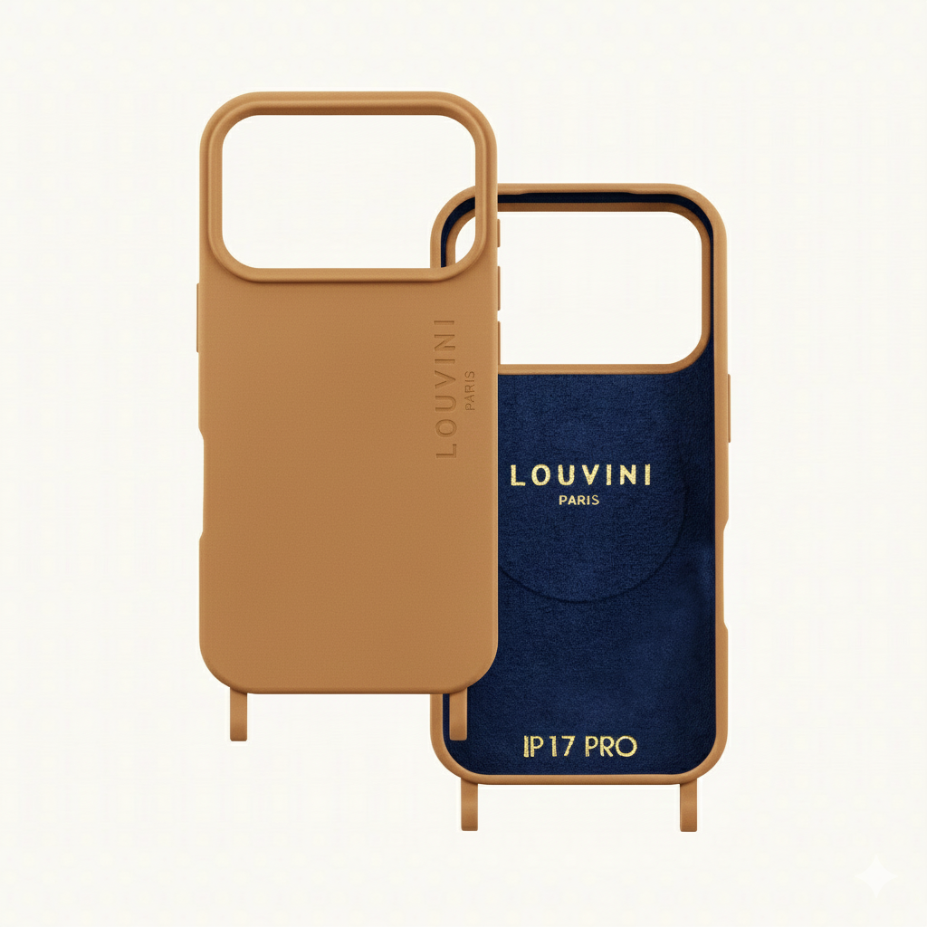 Coque iPhone MagSafe avec anneaux MILO - Cannelle