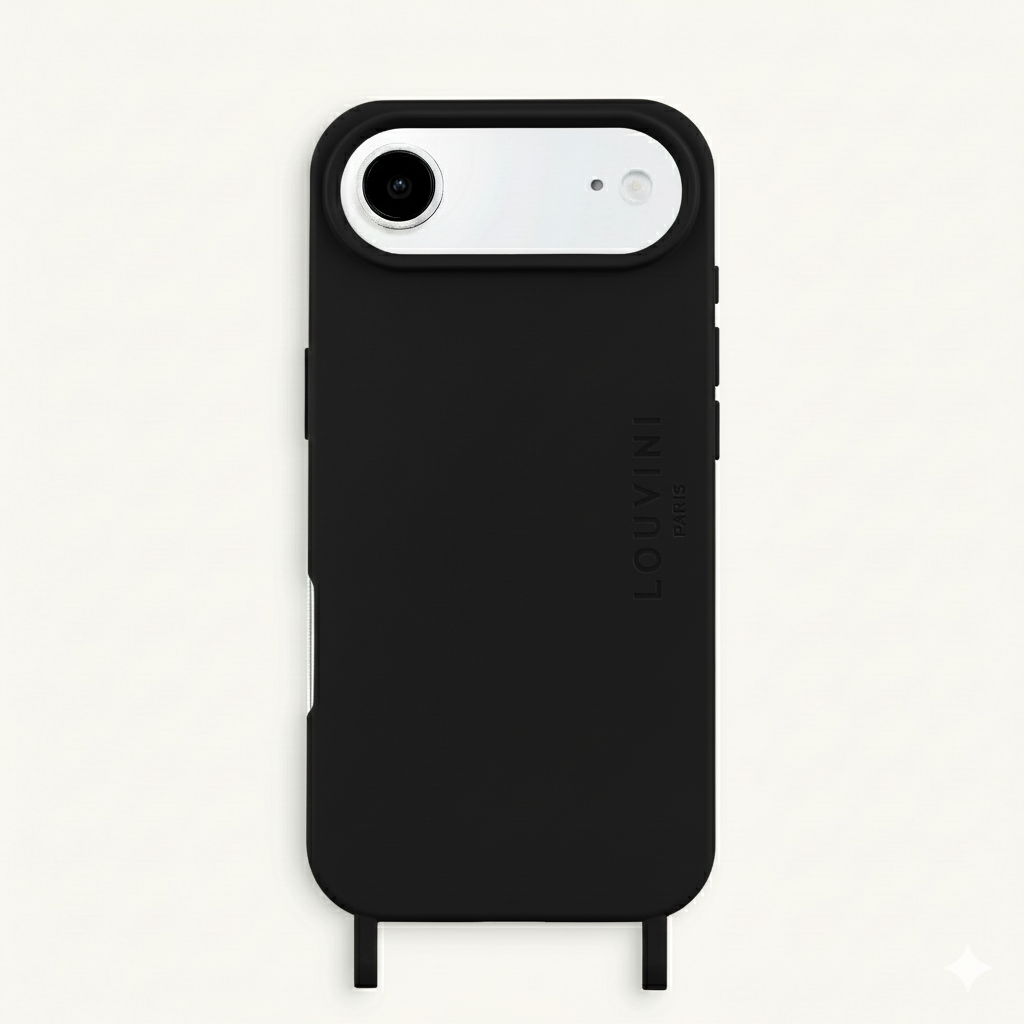 Coque iPhone MagSafe avec anneaux MILO - Noir