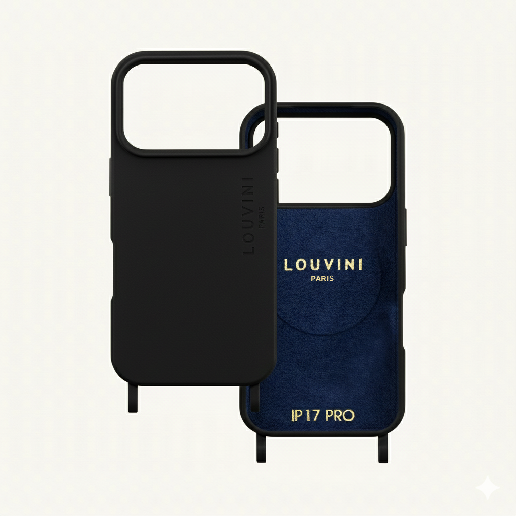 Coque iPhone MagSafe avec anneaux MILO - Noir