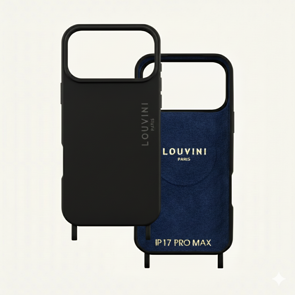 Coque iPhone MagSafe avec anneaux MILO - Noir