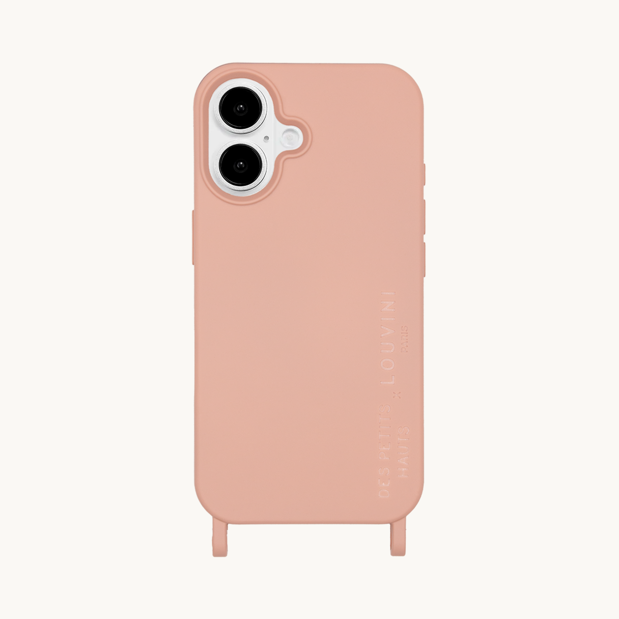 Coque iPhone MagSafe avec anneaux MILO x Des Petits Hauts - Rose