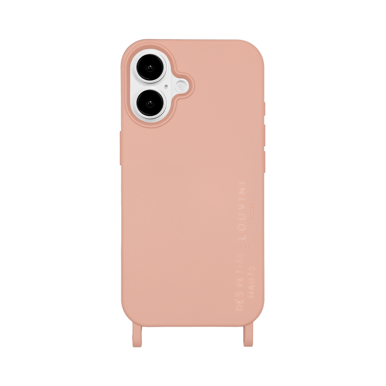 Coque iPhone MagSafe avec anneaux MILO x Des Petits Hauts - Rose